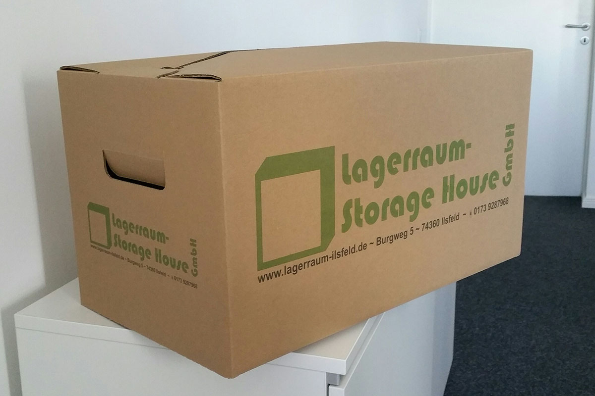 Lagerraum Ilsfeld - Umzugskartons 60 L Volumen - 40 kg Nutzlast