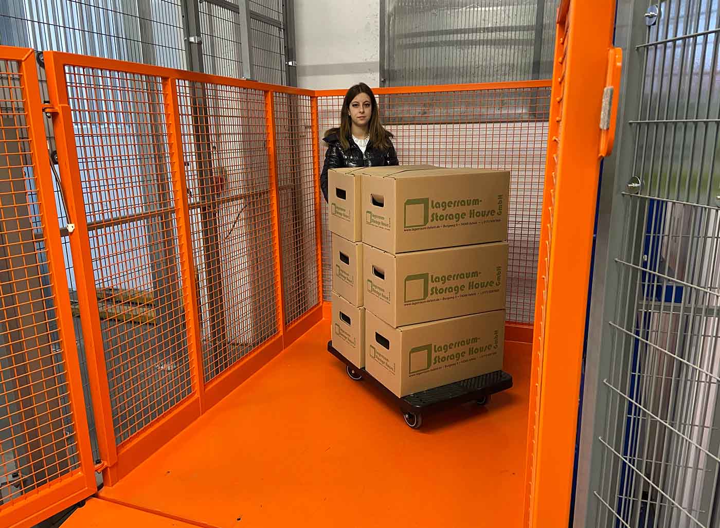 Lagerraum-Storage House - einfach zu bedienender offener Lastenaufzug 